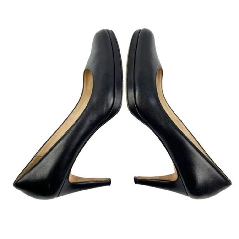 Cole Haan Margot Black Leather Pumps Heels Size 7.5 - Picture 6 of 11